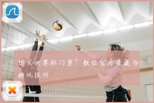 想买世界杯门票？教你官方渠道与避坑技巧